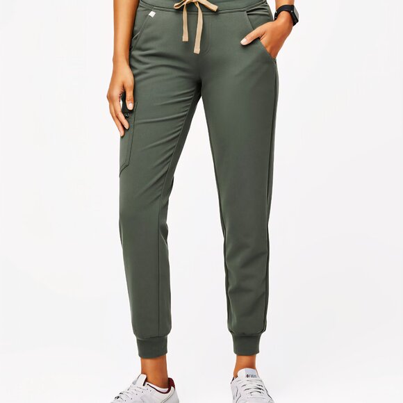 NWT FIGS "Casma" Three-Pocket Scrub Top & "Zamora" Joggers Scrub Pants-Sz:2 XLrg - Picture 5 of 17